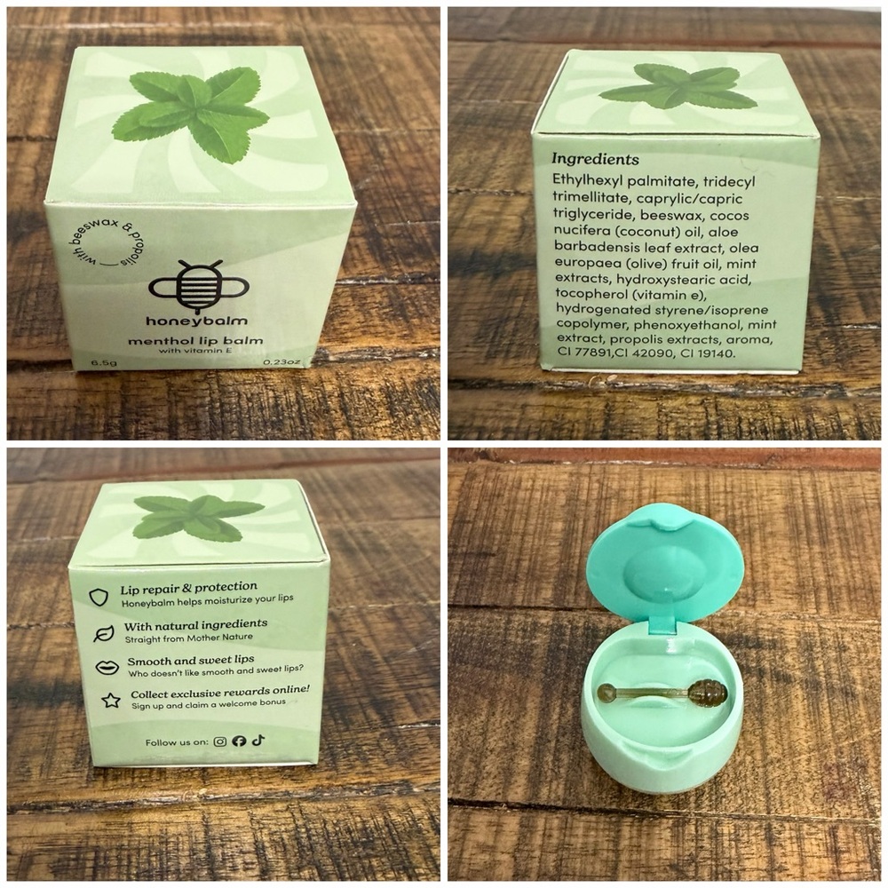 Set of 5 Honeybalms, Coconut, Menthol, Pineapple, Vanilla & Watermelon. - Picture 4 of 7